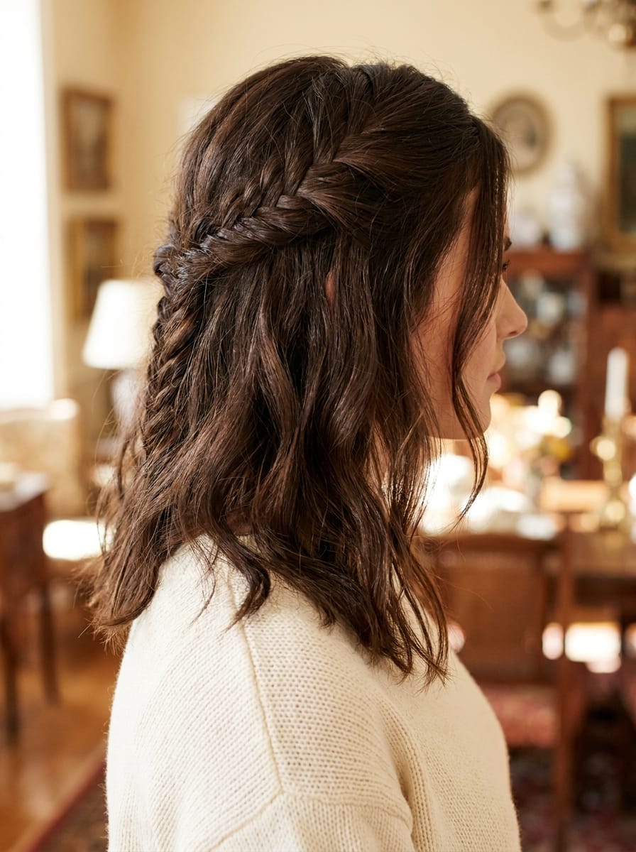 Half-up Fishtail Braid - Halboffene Flechtfrisur